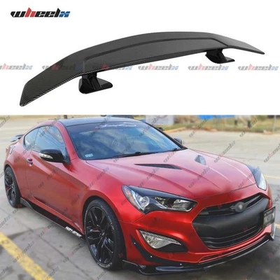 Alerón trasero de carbono para Hyundai Genesis Coupé 46" estilo GT Racing labio del ala Foto 1 de 4