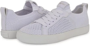 Nine West Women's Looki Sneaker, White 140, 6 - Picture 1 of 5