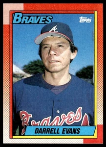 1990 Topps Darrell Evans Atlanta Braves #55 - Picture 1 of 2