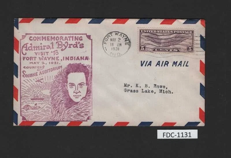 US FDC (1131), SC# ___,  early classic issues of 1930-1931, See image - Image 1 of 1