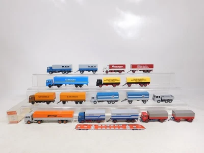 WIKING 1:87 H0 10X CAMION MAN 517 Zünd Steinle Albis Pieper ECC Mint #EG916-1 - Immagine 1 di 4