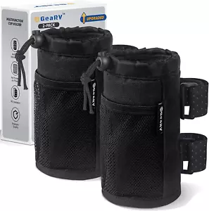 GEARV 2Pack Cup Holder for Bike, Scooter and Wheelchair, Water Bottle Holder for - Picture 1 of 12