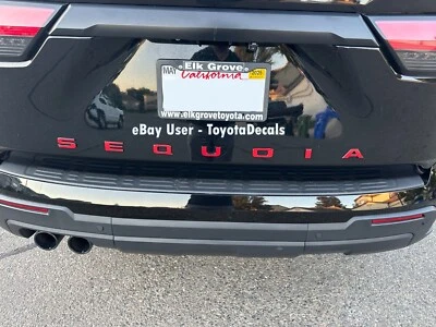 FITS Toyota Sequoia TAILGATE Emblem Decals 2022 2023 2024 2025 2026 - Image 1 of 4