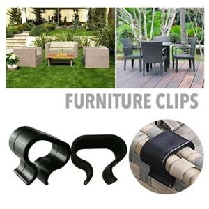 canapé, Clip Fastners de chaise Clips de meubles en rotin Connecteur de chaise - Foto 1 di 12