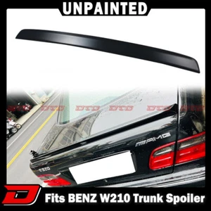 95-01 Fits Mercedes BENZ E-Class W210 E300 E320 E420 Trunk Spoiler Matte Black - Picture 1 of 5