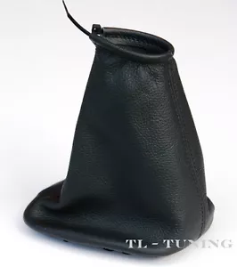 Passend für FORD FOCUS MK1 Bj.98-04 Schaltsack, Schaltmanschette Leder SCHWARZ - Bild 1 von 1