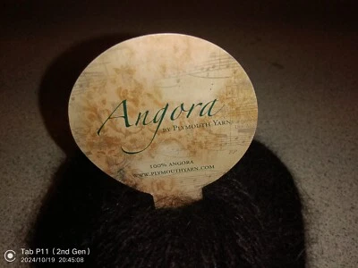 Plymouth Yarn  100% Angora Yarn 10 gr 49 yards - Image 1 of 3