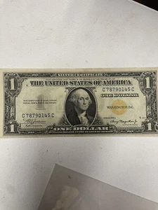 1935A $1 NEAR PERFECT BEAUTIFUL AU North Africa Silver Certificate! - Picture 1 of 7