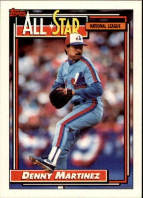 1992 Topps #394 Dennis Martinez AS - NM - Image 1 of 2