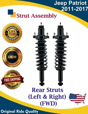 Nuevos puntales traseros OE para Jeep Patriot 2011-2017 2,0 L 2x2 garantía de por vida Foto 1 de 3