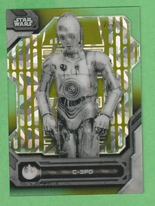 C-3PO - 2024 Topps Star Wars High Tek Diffractor Gold /50 - Picture 1 of 2