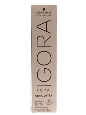 Schwarzkopf Igora Absolutes #9-460 Bege Loiro Extra Leve Choc.Natural, 2,1 oz - Imagem 1 de 2