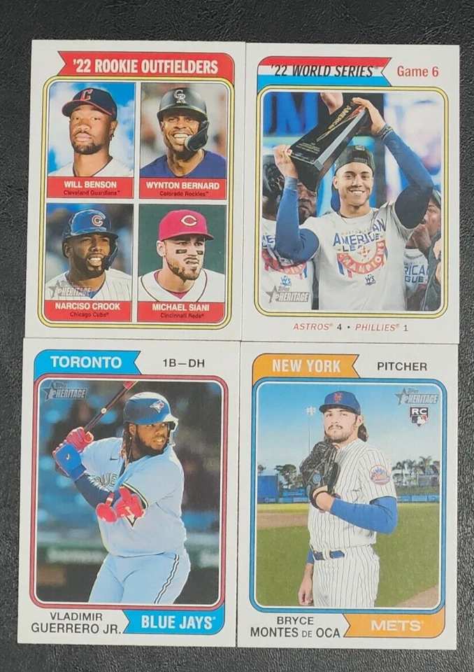 2023 Topps Heritage  SHORT PRINTS 401-500 with Rookies You Pick - Image 1 of 1