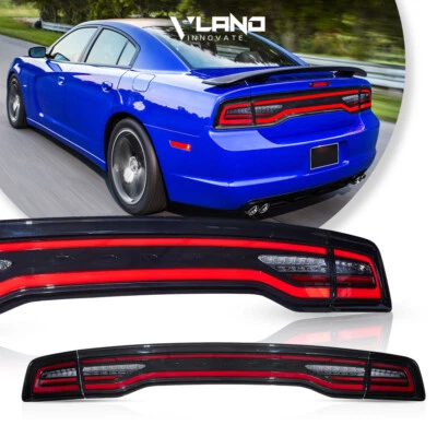 Clear Overlay Tint For 2011-2014 Dodge Charger LED Tail Lights Upgrade Animation - Image 1 of 4