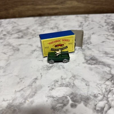 Matchbox Series A Moko Lesney No. 12 Jeep + Original Box - - Image 1 of 4