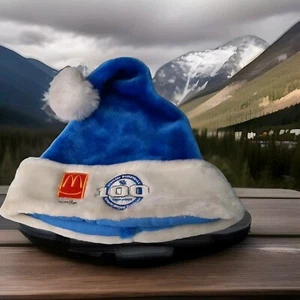McDonald's U.K. Kentucky Basketball 100years 1903-2003 Blue And White Santa Hat - Picture 1 of 7