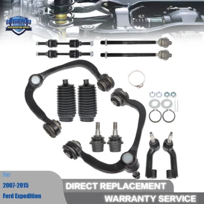 Kit de suspensión de brazos de control delanteros de 12 piezas para Ford F-150 Expedition 2007 2008-2016 Foto 1 de 4
