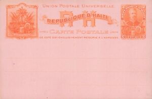 HAITI c1900 2c UPU Pre-Paid Postal Card MINT