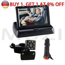 Produktbild - # 4.3 Inch HD Baby Car Mirror 150 Wide View 8LED IR Night Vision Monitored Mirro