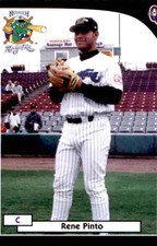 2000 Norwich Navigators Q-Cards/Blueline #20 Rene Pinto Palo Negro Venezuela VZ 