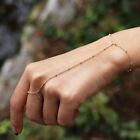 Indian Finger Gold Ring Hand Harness Chain Bracelet Jewellery Designer Wear