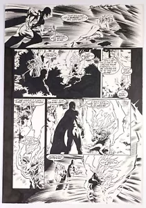 HERO ALLIANCE & JUSTICE MACHINE #1 PG 3 ORIGINAL COMIC ART DUTKIEWICZ GUSTOVICH - Picture 1 of 4