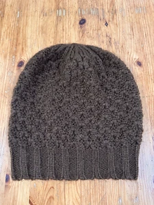 Nordstrom Women Knit Beanie Fisherman Brown Acrylic size OS - Picture 1 of 6