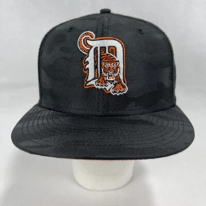 New Era 59FIFTY DETROIT TIGERS BLACK CAMO 2005 ASG Orange UV FITTED HAT 7 1/4 - Picture 1 of 5