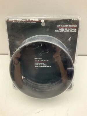 Kit elevador de filtro de aire Spectre Performance 4954 cuello de 5,125", eleva 0,25"-1,75" Foto 1 de 4