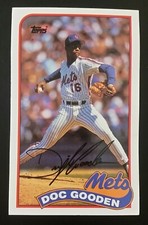 1989 Topps/LJN Baseball Talk Dwight Gooden #63 - Jumbo Oddball - 10+ Ship FREE!