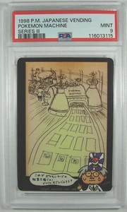 Pokémon Japanese 1998 Vending Series 3 Pokemon Machine PSA 9 VERY RARE - Bild 1 von 2