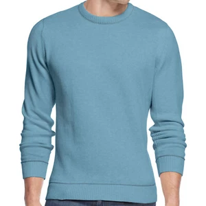 Club Room Mens Heather Cotton Crew Neck Sweater (4XLarge Tall, Parisian Blue)$87 - Picture 1 of 6