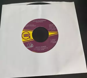 Rick James-Cold Blooded (Vocal & Instrumental) 1983-Gordy 1687GF-45 RPM-7"-Mint - Picture 1 of 3