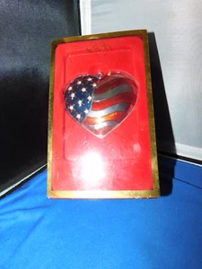 LENOX AMERICAN FLAG ORNAMENT - Picture 1 of 4