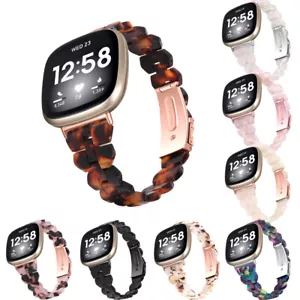 Per Fitbit Versa 4 3 Sensi 2 Orologio Braccialetto Cinturino Resina Sostituzione - Foto 1 di 60