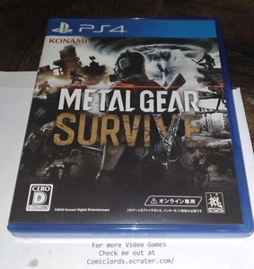 Metal Gear Survive (Sony PlayStation 4, 2018) PS4 Japan Import - Picture 1 of 4