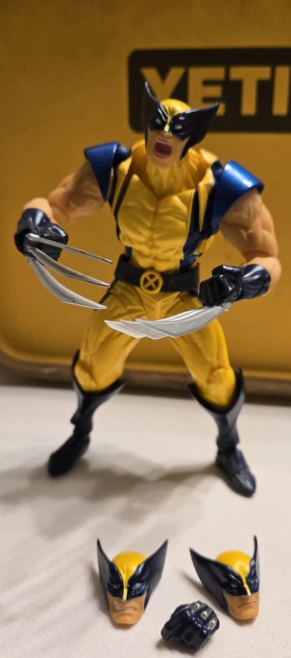 Nuevo Revoltech Amazing Yamaguchi No.005 X-Men Wolverine Figura de Acción Conjunto de Caja Foto 1 de 2