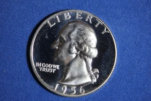 1956 PROOF WASHINGTON QUARTER #K57150 - Picture 1 of 2