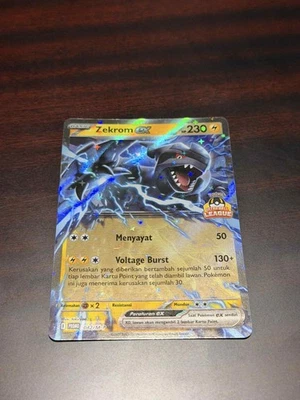 Pokémon TCG Bahasa Indonesia Zekrom ex Ultra Ball League TOP 4 WINNER PROMO - Image 1 of 2