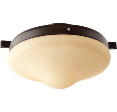 Quorum 1377-886 Kit 10" Patio Ceiling Fan Light Kit in Oiled Bronze - Image 1 of 2