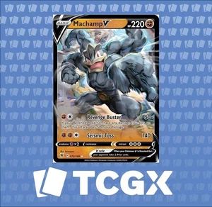 Pokemon - Machamp V - 072/189 - SWSH10: Astral Radiance - Holo - Ultra Rare NM - Picture 1 of 1