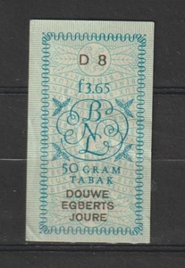 Netherlands Revenue stamp Accijns Banderol Cigarrettes Tobacco Fiscal Tabak 13 - Picture 1 of 1