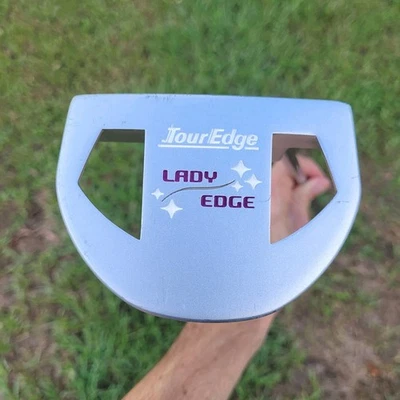 Club de golf Tour Edge LADY EDGE putter diestro eje de acero 33" púrpura para mujer Foto 1 de 4