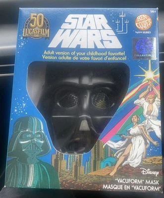 Ben Cooper DARTH VADER Star Wars Mask Adult Costume Rubies - Image 1 of 4