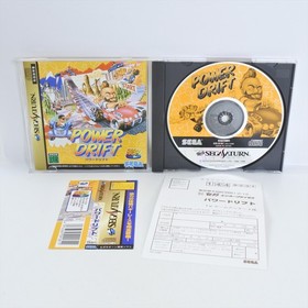 Sega Saturn POWER DRIFT Spine * 0701 ss