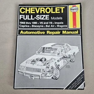 Chevrolet Full Size 1969-1990 Impala Caprice Wagons Haynes Repair Manual (704) - Picture 1 of 5