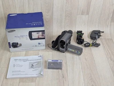 Samsung VP-D371W Handheld MiniDV Cassette Camcorder Silver Boxed Vgc Tested - Image 1 of 4