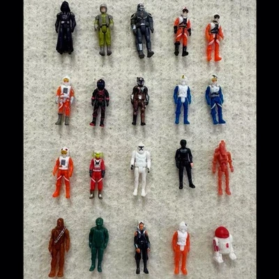 20pcs Rare Star Wars Micro Galaxy Squadron Droids Pilot Clone Trooper Figure Toy - Image 1 of 2