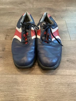 Tênis de golfe masculino 9 M Foot Joy Boston Red Sox MyJoys Footjoy - Imagem 1 de 4