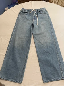 MOTHER Snacks The Drawn Fun Dip Utility Puddle Nothing Else Like It Jeans Sz 29 - Picture 1 of 12